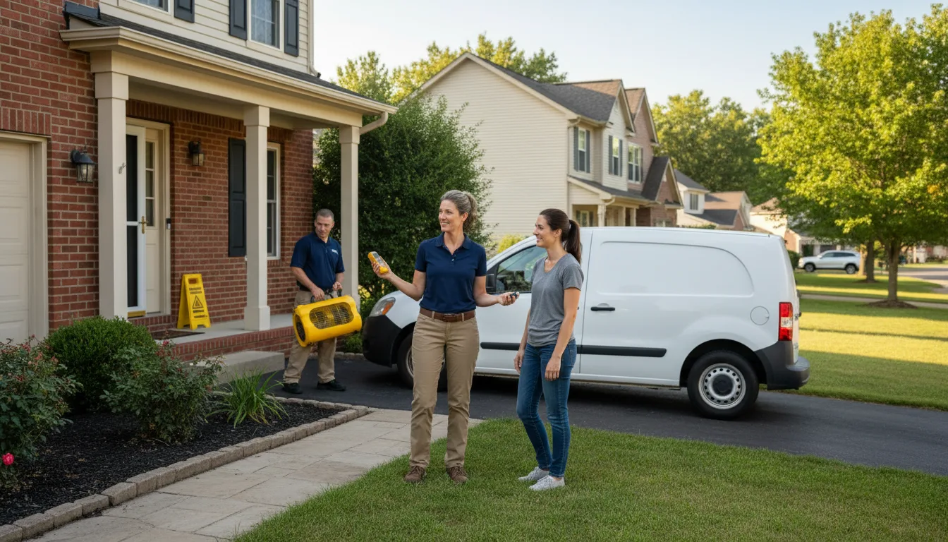 Water restoration image for Dehumidification And Cleanup Services in Leon, KS